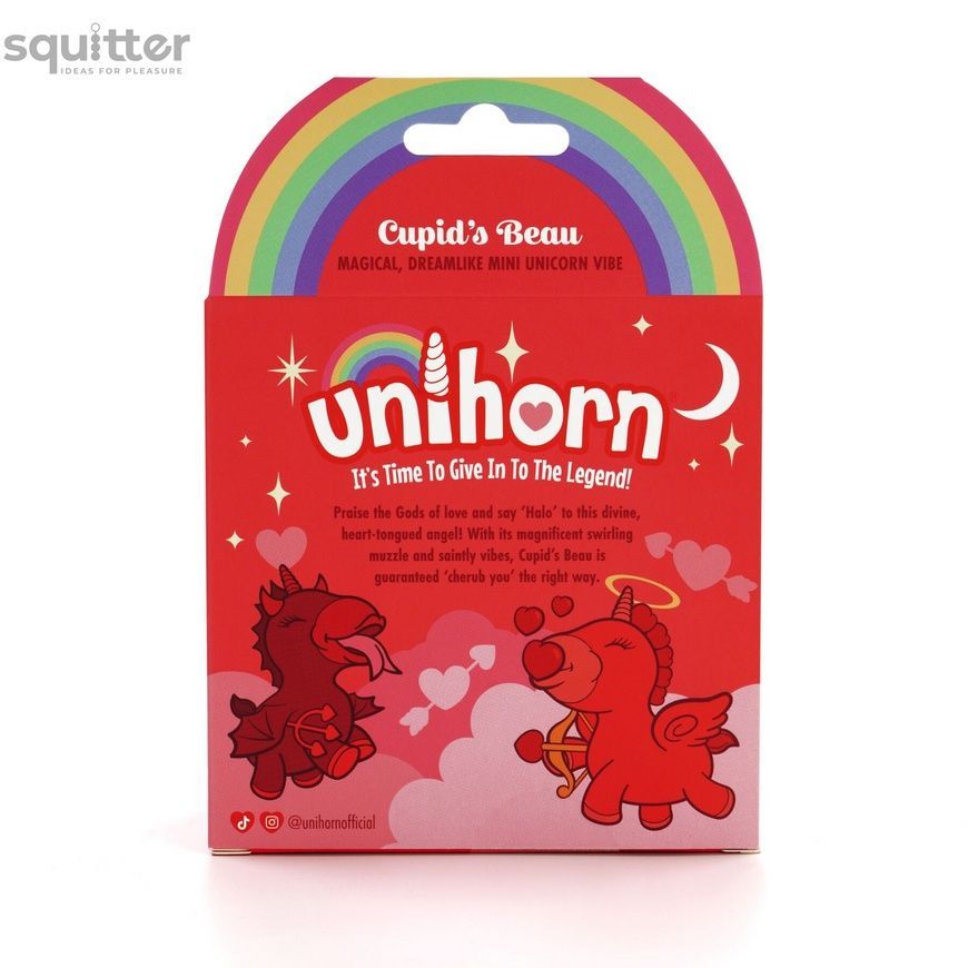Вібратор-єдиноріжка Unihorn &ndash; Cupid's Beau, масажувальний язичок-сердечко SX2860 - онлайн-сексшоп Сквітер