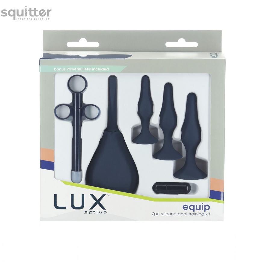 Набір анальних іграшок для новачків Lux Active – Equip – Silicone Anal Training Kit, 7 pcs SO5570 фото