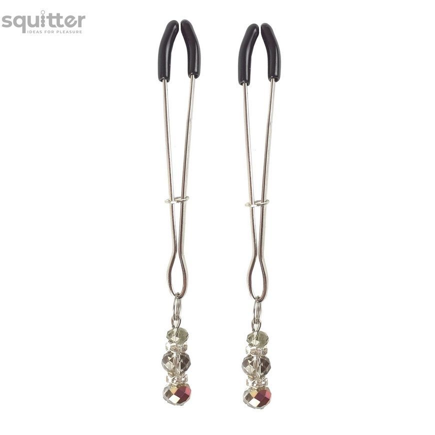 Зажимы для сосков Art of Sex - Nipple Clamps Lovely Grey SO5861 - онлайн-сексшоп Сквитер