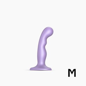 Насадка для страпона Strap-On-Me Dildo Plug P&G Lilas Metallic M SO7821 - онлайн-сексшоп Сквитер