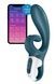 Смарт вібратор-кролик Satisfyer Hug Me Bluegrey, 2 мотори, діаметр 4,2см, широка кліторальна частина SO6273,1 - інтернет-магазин інтимних товарів Squitter