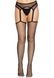 Панчохи-сітка Leg Avenue Net stockings with garter belt One size Black, пояс, підв&rsquo;язки SO8577,3 - інтернет-магазин інтимних товарів Squitter