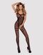 Бодистокинг Obsessive Bodystocking F213 S/M/L, имитация кружевного боди и резинки для чулокSO7222,3 - интернет-магазин интимных товаров Squitter