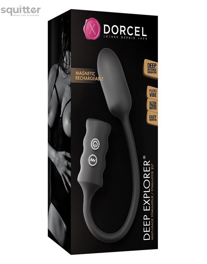 Виброяйцо Dorcel Deep Explorer, подходит для вагинальной и анальной стимуляции, мощное SO2948 фото