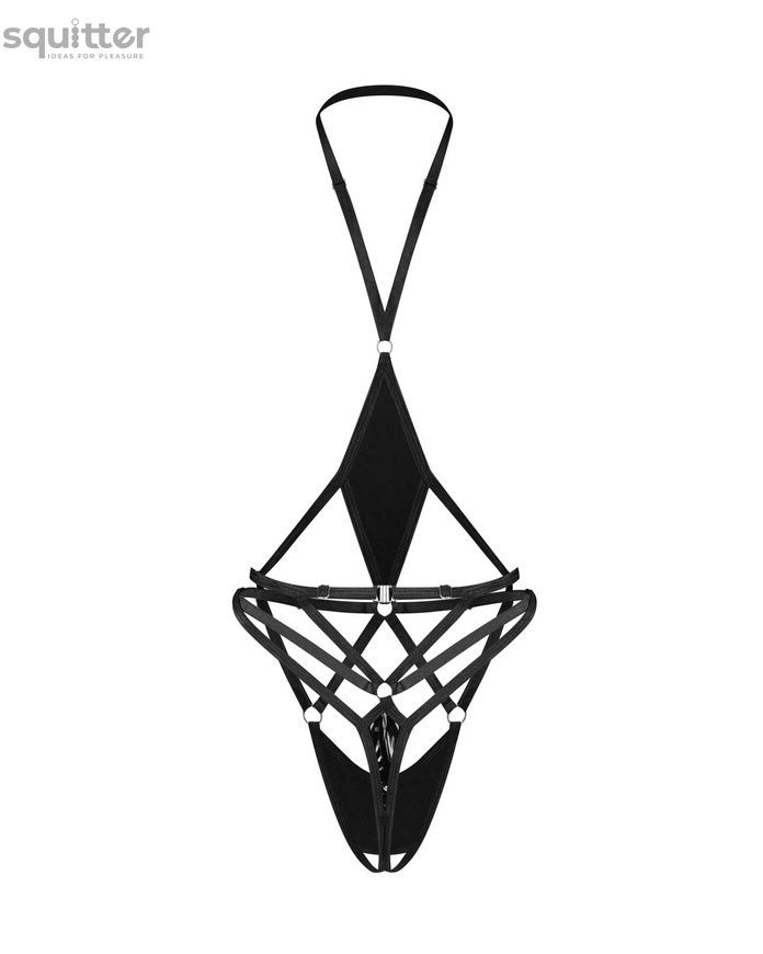 Боді Obsessive Keira Lise crotchless teddy S/M SX3094 - онлайн-сексшоп Сквітер