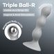 Анальний стимулятор-намистини Satisfyer Triple Ball-R Grey SX3547,7 - інтернет-магазин інтимних товарів Squitter