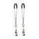 Зажимы для сосков Art of Sex - Nipple Clamps Lovely BlueSO5862,2 - интернет-магазин интимных товаров Squitter