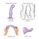 Насадка для страпона Strap-On-Me Dildo Plug P&G Lilas Metallic MSO7821,2 - интернет-магазин интимных товаров Squitter