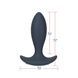 Анальна пробка з пульсацією Lux Active &ndash; Throb &ndash; 4.5" Anal Pulsating Massager, пульт ДК SO5571,2 - інтернет-магазин інтимних товарів Squitter