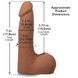 Фалоімітатор Doc Johnson The Realistic Cock ULTRASKYN - 7 Inch with Balls Caramel SX4456,5 - інтернет-магазин інтимних товарів Squitter