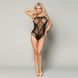 Ажурний сітчастий боді "Аманда", One Size Black SO3668,3 - інтернет-магазин інтимних товарів Squitter