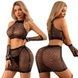 Бодістокінг JSY &laquo;Чуйна Лара&raquo; One Size, топ, спідниця, мітенки SX0446,1 - інтернет-магазин інтимних товарів Squitter