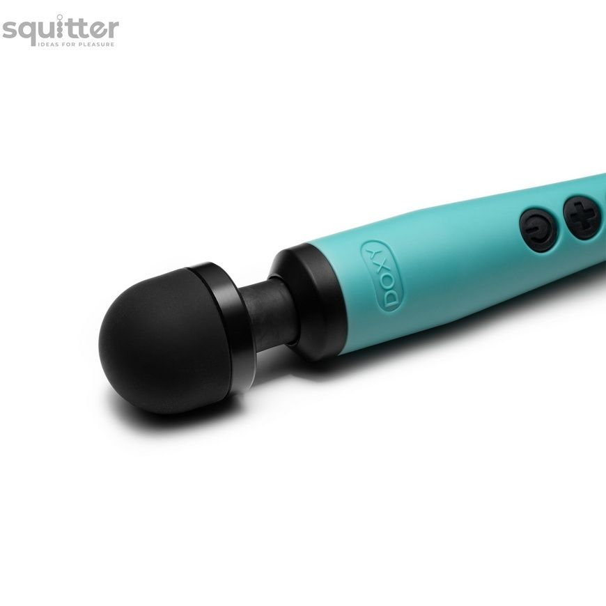 Вібромасажер DOXY3 USB-C Massager TURQUOISE, кабель USB-C, регульована інтенсивність, компактний SX2452 - онлайн-сексшоп Сквітер