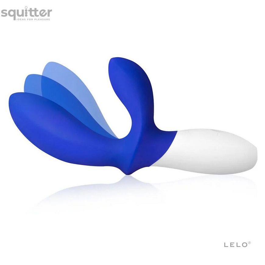 Масажер простати LELO Loki Wave Federal Blue, 2 мотори, манливий рух + стимуляція промежини SX0707 фото