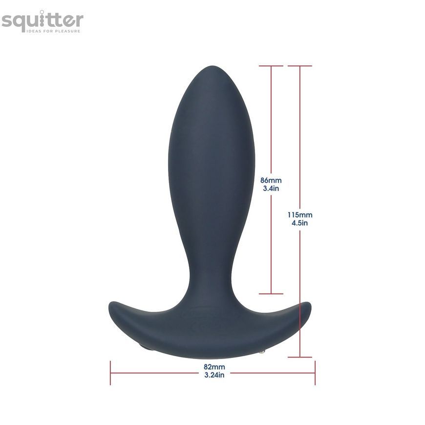 Анальна пробка з пульсацією Lux Active &ndash; Throb &ndash; 4.5" Anal Pulsating Massager, пульт ДК SO5571 - онлайн-сексшоп Сквітер