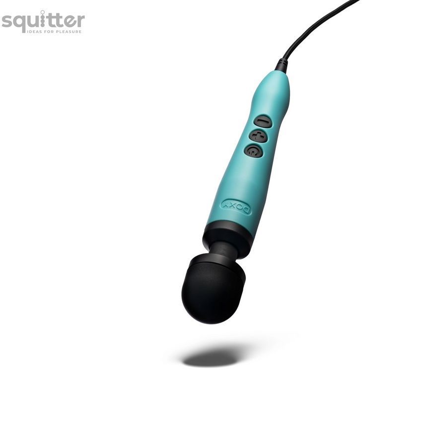Вібромасажер DOXY3 USB-C Massager TURQUOISE, кабель USB-C, регульована інтенсивність, компактний SX2452 - онлайн-сексшоп Сквітер