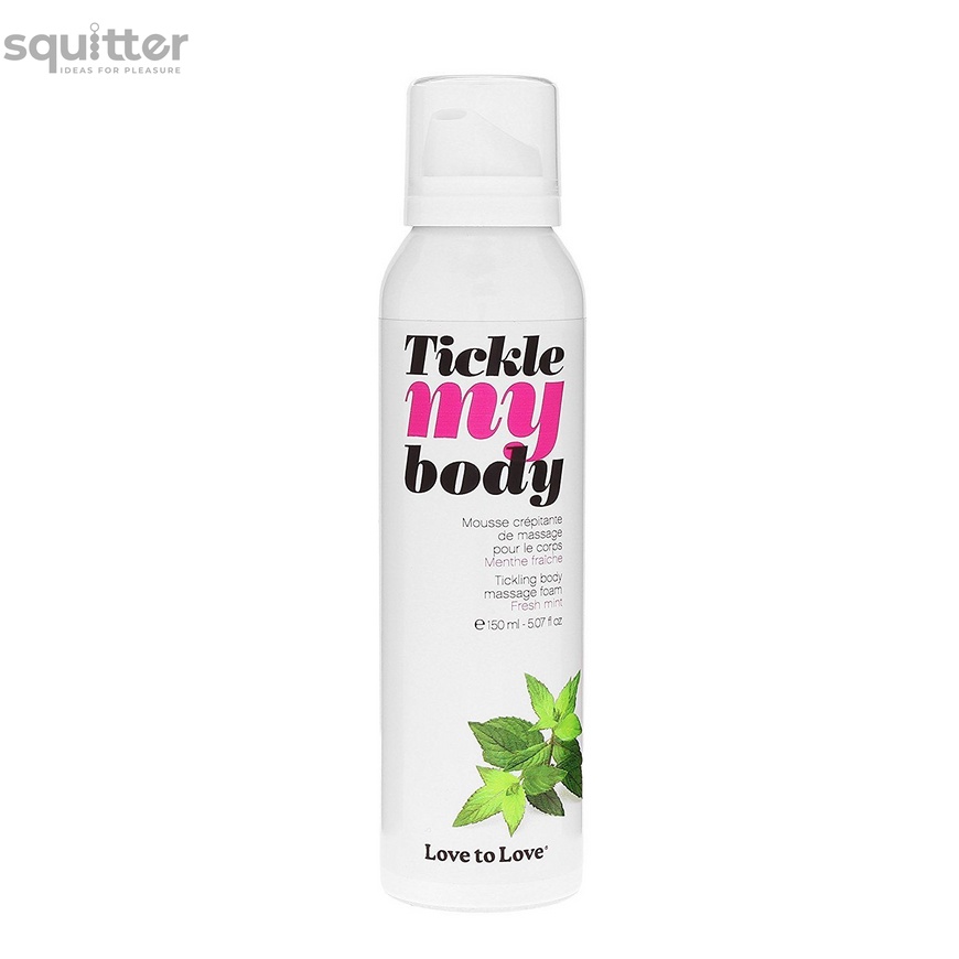 Массажная пена Love To Love TICKLE MY BODY Fresh Mint (150 мл) увлажняющая SO1386 фото