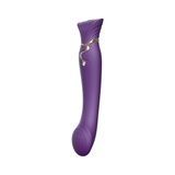 Смартвібратор Zalo &mdash; Queen Twilight Purple, пульсівна перлина, кристал Swarovski SX2294 - онлайн-сексшоп Сквітер