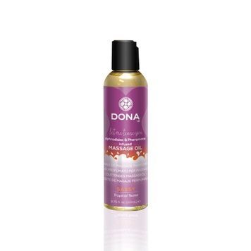 Массажное масло DONA Massage Oil SASSY - TROPICAL TEASE (110 мл) с феромонами и афродизиаками SO1690 - онлайн-сексшоп Сквитер
