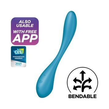 Універсальний смарт-вібратор Satisfyer G-Spot Flex 5+ Petrol SO7804 - онлайн-сексшоп Сквітер