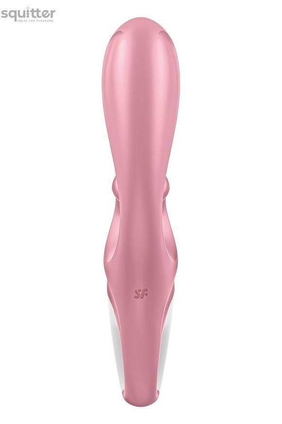 Смарт вібратор-кролик Satisfyer Hug Me Pink, 2 мотори, діаметр 4,2см, широка кліторальна частина SO6274 - онлайн-сексшоп Сквітер