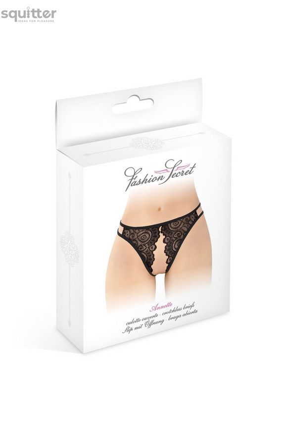 Трусики Fashion Secret Ambre Black SX2609 - онлайн-сексшоп Сквітер