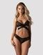 Комплект Obsessive Blomentis 2-pcs set, M/L, мереживний, ліф із зав&rsquo;язками на спині, трусики-сліпи SX1031,6 - інтернет-магазин інтимних товарів Squitter