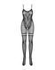Бодистокинг Obsessive Bodystocking F213 XL/XXL, имитация кружевного боди и резинки для чулокSO7223,5 - интернет-магазин интимных товаров Squitter