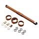 Фіксатор-розпірка LOCKINK Adjustable Spreader Bar Set, коричневий, шкіряний, ремені для шиї, рук/ніг SX0852,2 - інтернет-магазин інтимних товарів Squitter