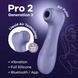 Вакуумний кліторальний стимулятор Satisfyer Pro 2 Generation 3 with Liquid Air Connect App Lilac SO8405 фото 1