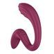 Вагінально-кліторальний вібратор Satisfyer G for Goddess 3 Wine Red, 2 мотори SX3831,2 - інтернет-магазин інтимних товарів Squitter