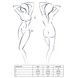 Комплект білизни Passion OFELIA SET OpenBra S/M, white, стрінги, відкритий ліф, широкий пояс EL13202,3 - інтернет-магазин інтимних товарів Squitter