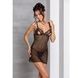 Сорочка с вырезами на груди + стринги LOVELIA CHEMISE black S/M - PassionSO4760,3 - интернет-магазин интимных товаров Squitter