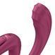 Вагінально-кліторальний вібратор Satisfyer G for Goddess 3 Wine Red, 2 мотори SX3831,4 - інтернет-магазин інтимних товарів Squitter