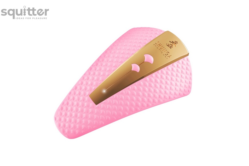 Кліторальний вібратор Shunga - Obi Intimate Massager Light Pink SO6898 фото