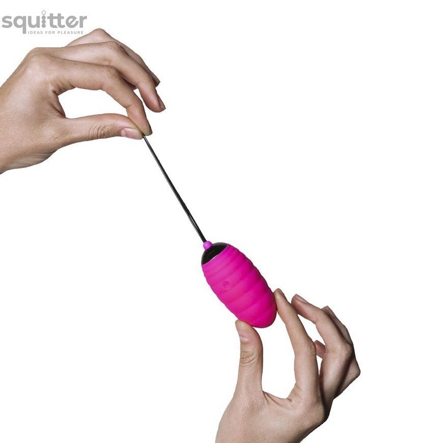 Виброяйцо Adrien Lastic Ocean Breeze Pink с пультом ДУ, 10 режимов работы AD40721 - онлайн-сексшоп Сквитер
