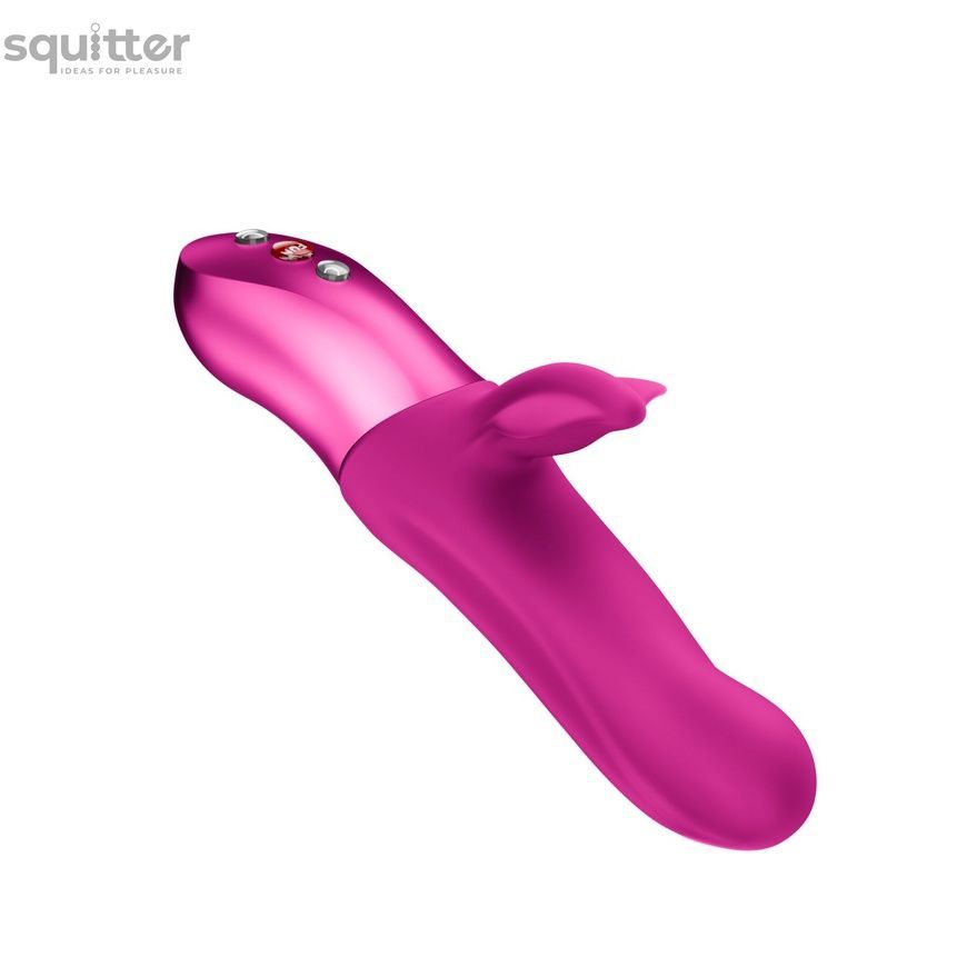 Пульсатор з вібрацією кліторального відростка Fun Factory BI STRONIC FUSION Magenta, 2 мотори SX3306 - онлайн-сексшоп Сквітер