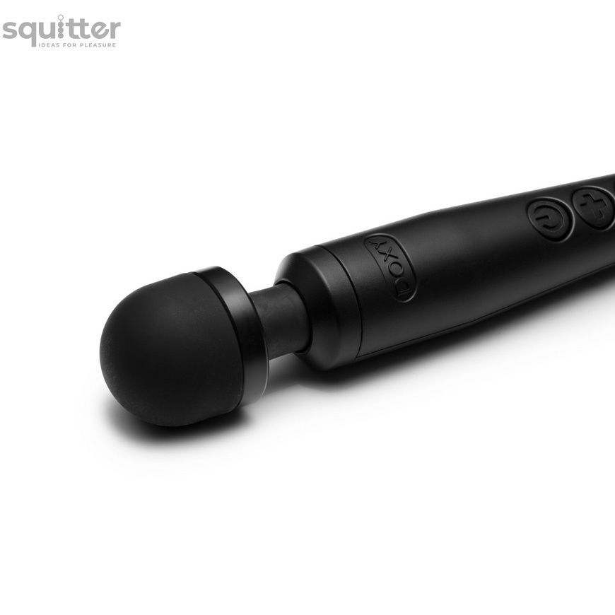 Вібромасажер DOXY3 USB-C Massager MATTE BLACK, кабель USB-C, регульована інтенсивність, компактний SX2453 - онлайн-сексшоп Сквітер