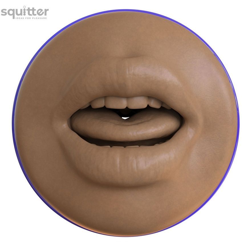 Мастурбатор-ротик Fleshlight Boost Blow Medium Dark Flesh, плаваючі кільця Turbo Tech SX1316 - онлайн-сексшоп Сквітер