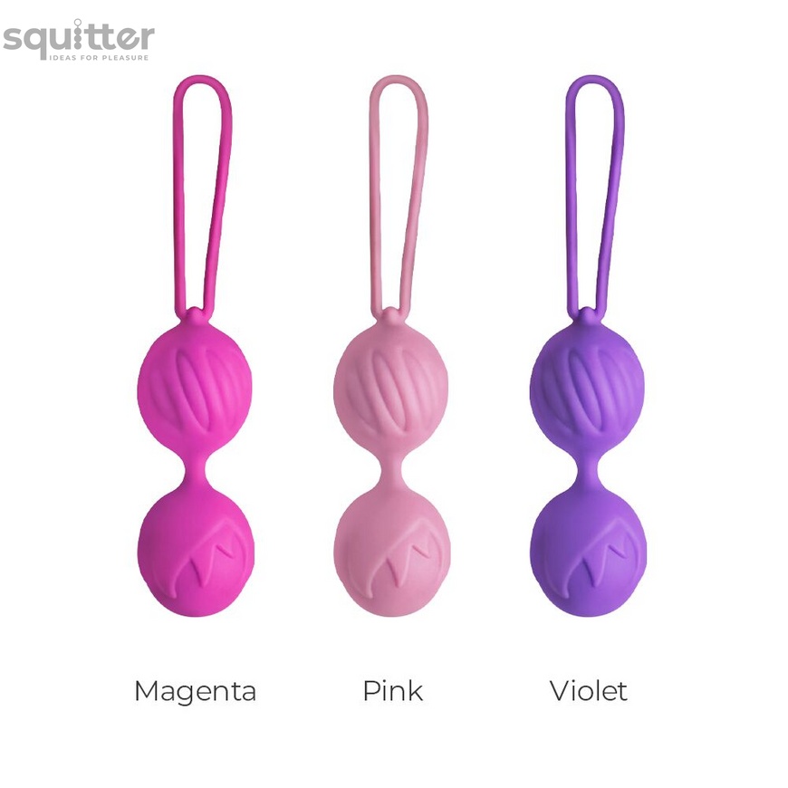 Вагинальные шарики Adrien Lastic Geisha Lastic Balls Mini Violet (S), диаметр 3,4см, масса 85г AD40443 фото