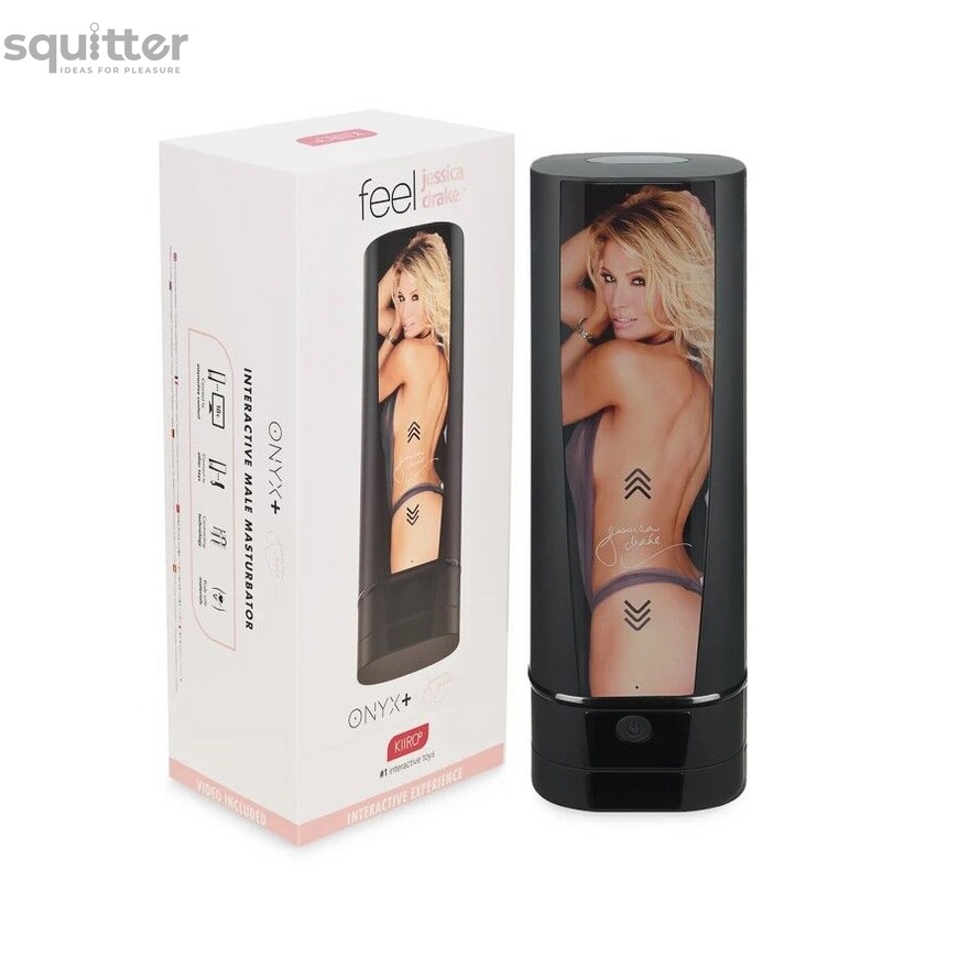 Мастурбатор Kiiroo Onyx+ Jessica Drake, 10 сжимающихся колец, не надо двигать, теледильдоника SO4505 фото