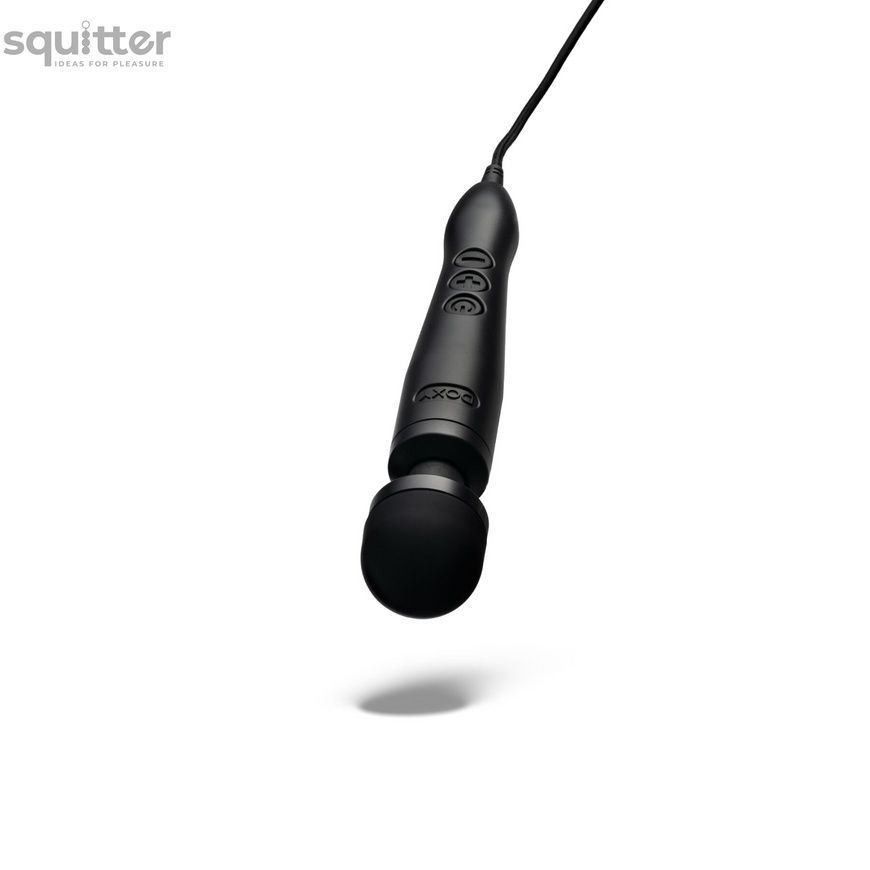 Вібромасажер DOXY3 USB-C Massager MATTE BLACK, кабель USB-C, регульована інтенсивність, компактний SX2453 - онлайн-сексшоп Сквітер