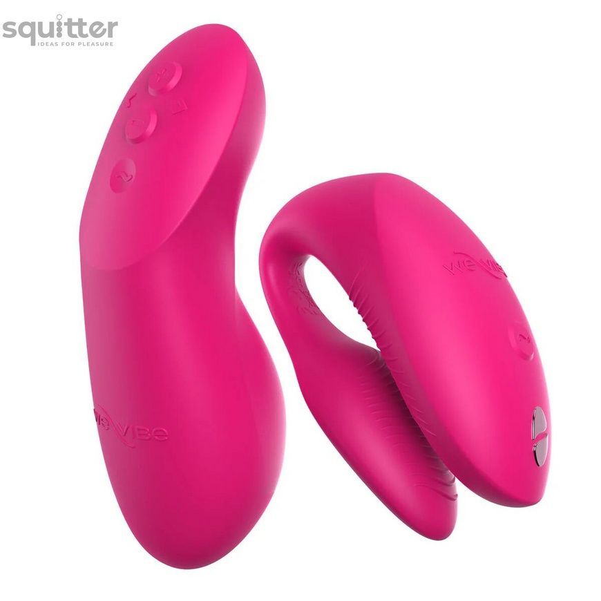 Смарт-вібратор для пар We-Vibe Chorus Pro Electric Pink SX3862 - онлайн-сексшоп Сквітер