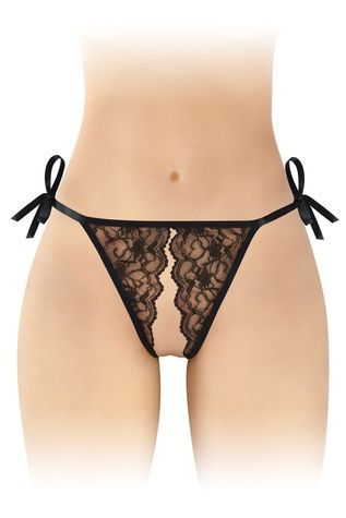 Трусики з доступом Fashion Secret STELLA Black SO4712 - онлайн-сексшоп Сквітер