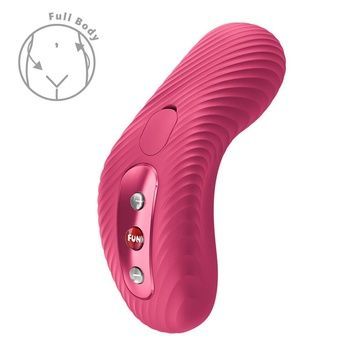 Накладний вібратор Fun Factory LAYA III Raspberry, ефект постукування пальцем SX3699 - онлайн-сексшоп Сквітер
