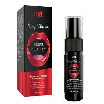 Спрей для глибокого мінету Intt Deep Throat Oral Spray Strawberry (12 мл) SX4735 - онлайн-сексшоп Сквітер