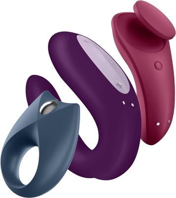 Набір Satisfyer Partner Box 3 (Double Joy, Sexy Secret + Royal One) SX1215 - онлайн-сексшоп Сквітер