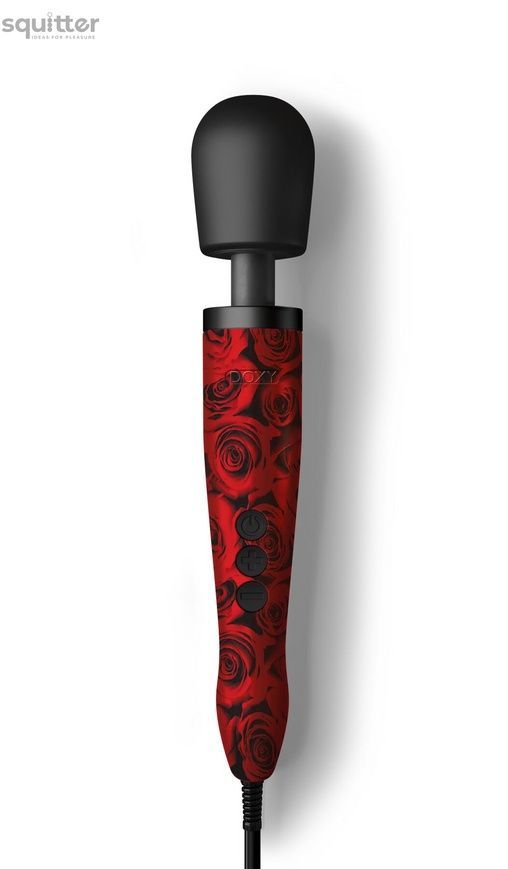 Вібромасажер DOXY Original ROSE PATTERN, дуже потужний, живлення 220В, пульсівні вібрації SX2454 - онлайн-сексшоп Сквітер