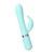 Розкішний кролик з ротацією та вібрацією Pillow Talk Lively Teal, кристал Сваровскі SO6857 - онлайн-сексшоп Сквітер