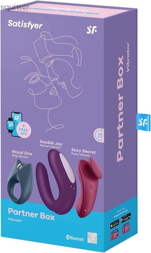 Набір Satisfyer Partner Box 3 (Double Joy, Sexy Secret + Royal One) SX1215 - онлайн-сексшоп Сквітер
